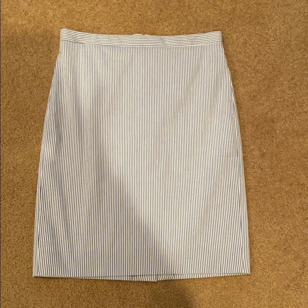 Seersucker JCrew skirt